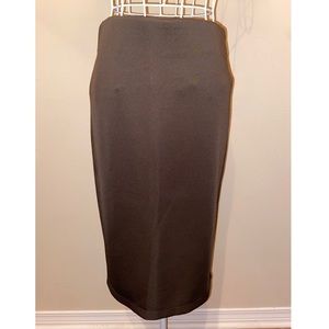 Catherine Catherine Malandrino brown pencil skirt